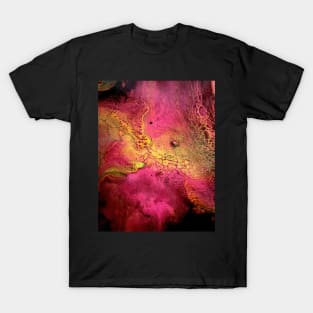 Trippy Acrylic Pour Painting T-Shirt